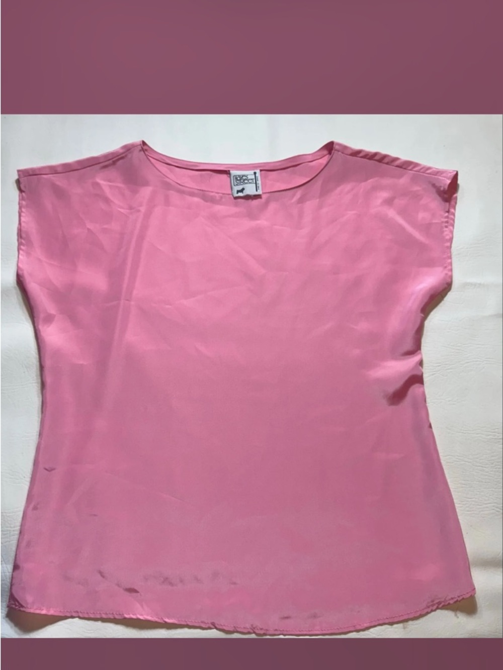 Hayes  Street Vintage pink blouse Medium classy